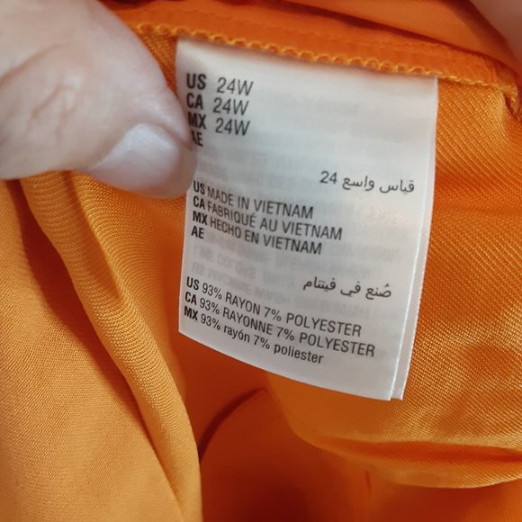 INC Concepts High Rise Tangerine Crush Jogger Pants - Picture 13 of 14